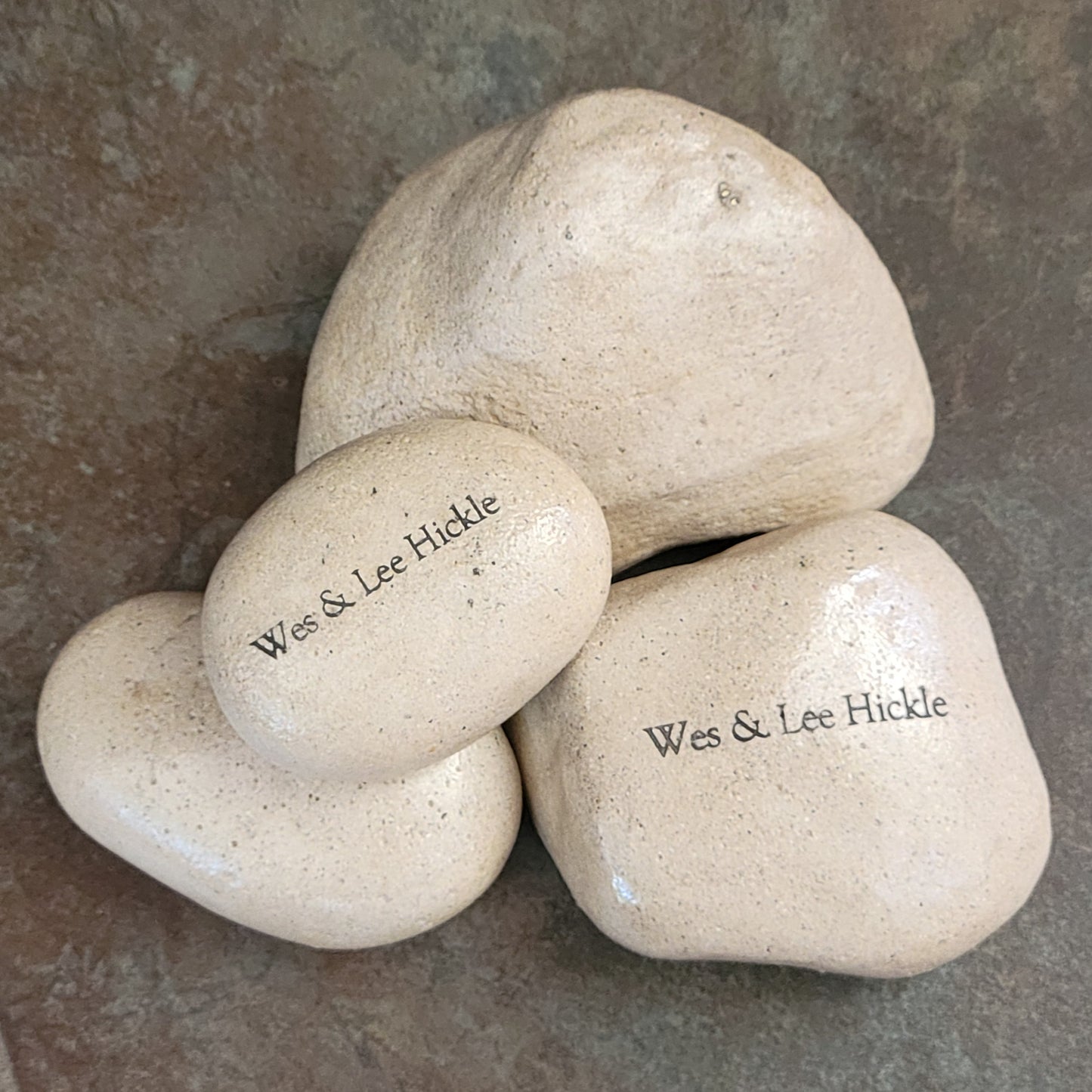 "Together Forever" | Cremation Stones from 2 People's Ashes Combined