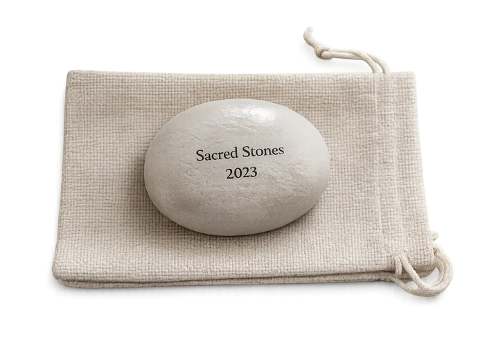 Sacred Stones keepsake pouch